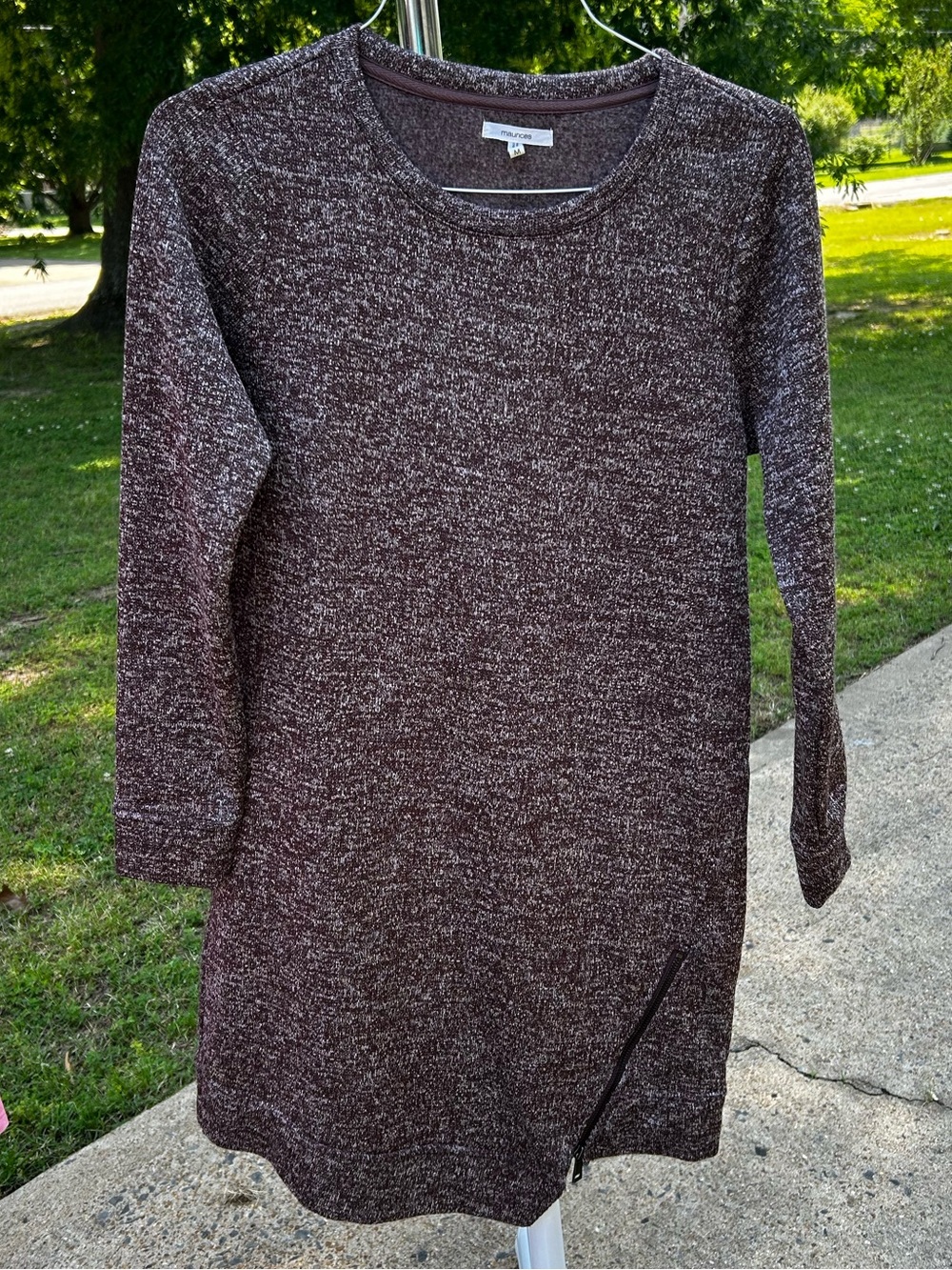 Maurices Heathered Brown Mini Dress